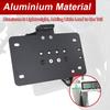 1 Set Universal Side Mount Motorcycle Registration Number License Plate Holder Bracket With LED Light Fender Eliminator