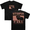 Travis Scott La Flame grafica 2026 T-shirt Unisex Girocollo 100% Cotone Manica Corta Oversize Y2k Moda Popolare Nuova Maglietta