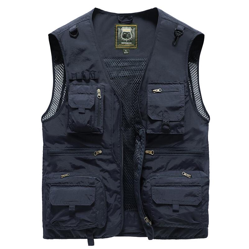 JEEP SPIRIT Men's Multi-pocket Outdoor Vest