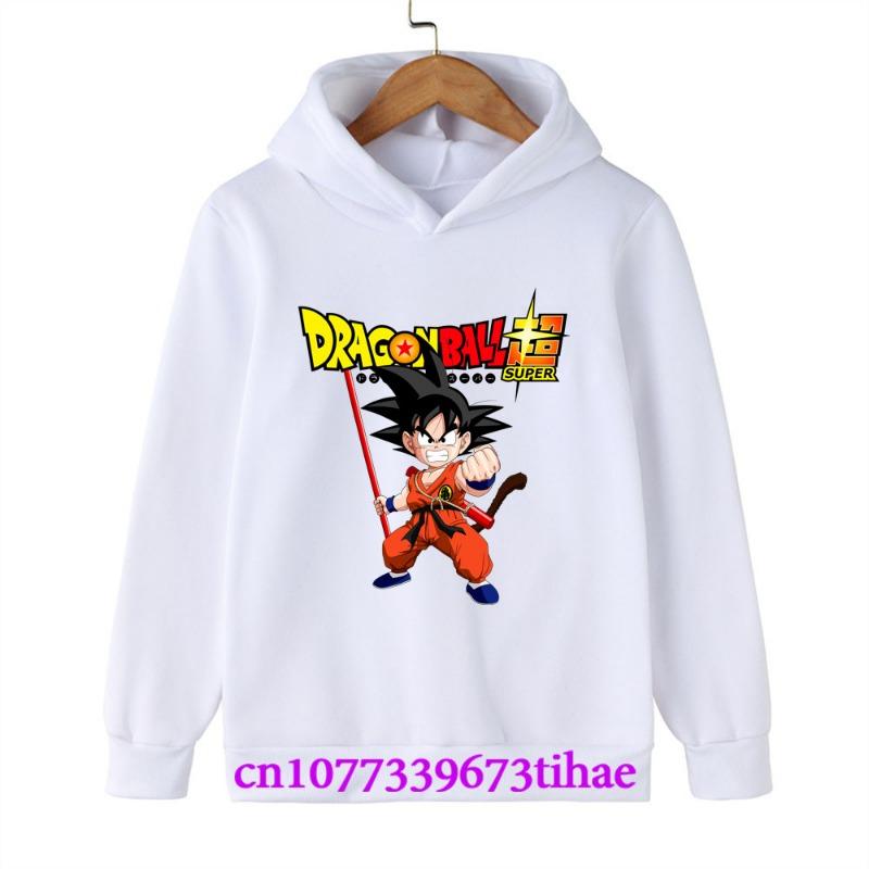 Dragon Ball Spring And Autumn Children Boys And Girls With Hoodies Sweaters Jackets Cartoons  Children's Clothes Baby Clothes