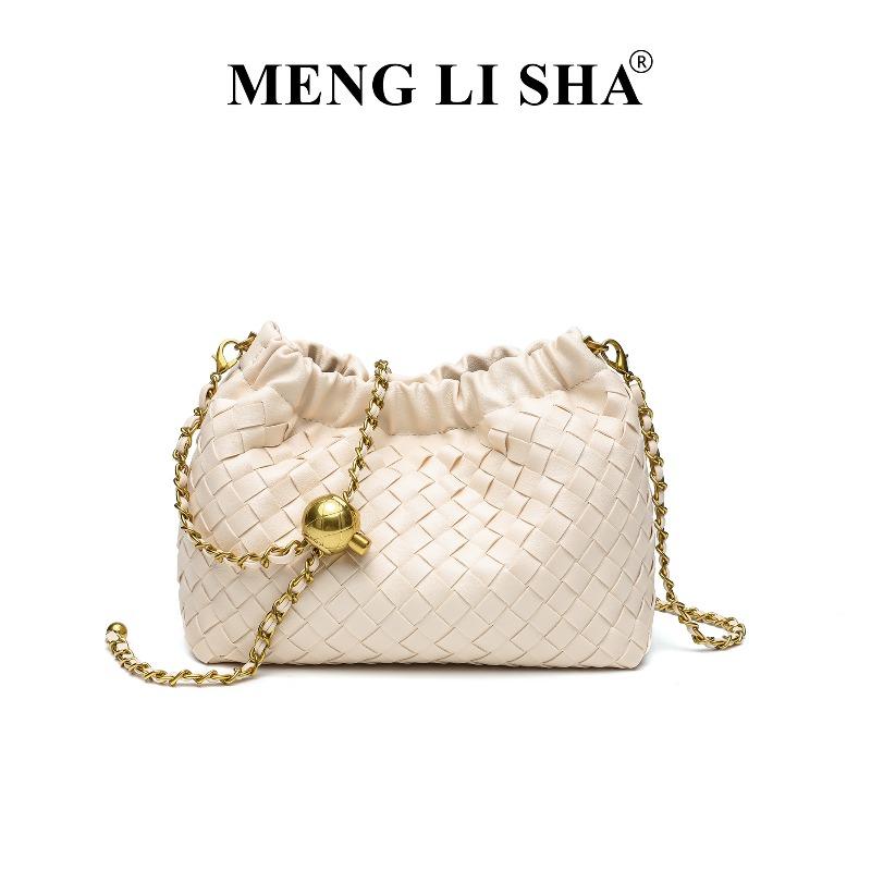 Spring and summer new niche design chain cloud bag simple fashion woven bag versatile single shoulder messenger women's bag