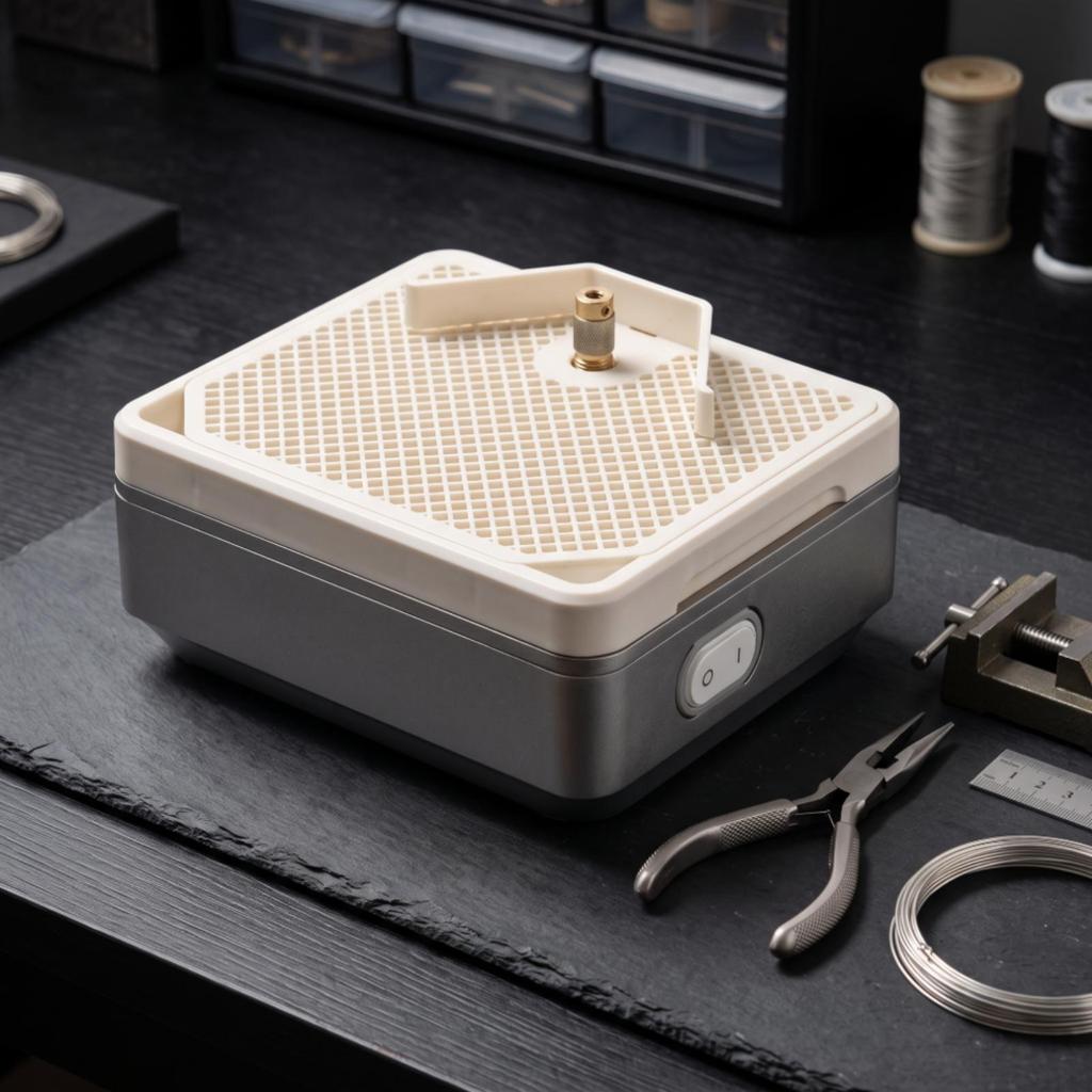 Wet Grinding Machine Combined Glass Compact with Sponge for Hobbyists, Craft Bench,