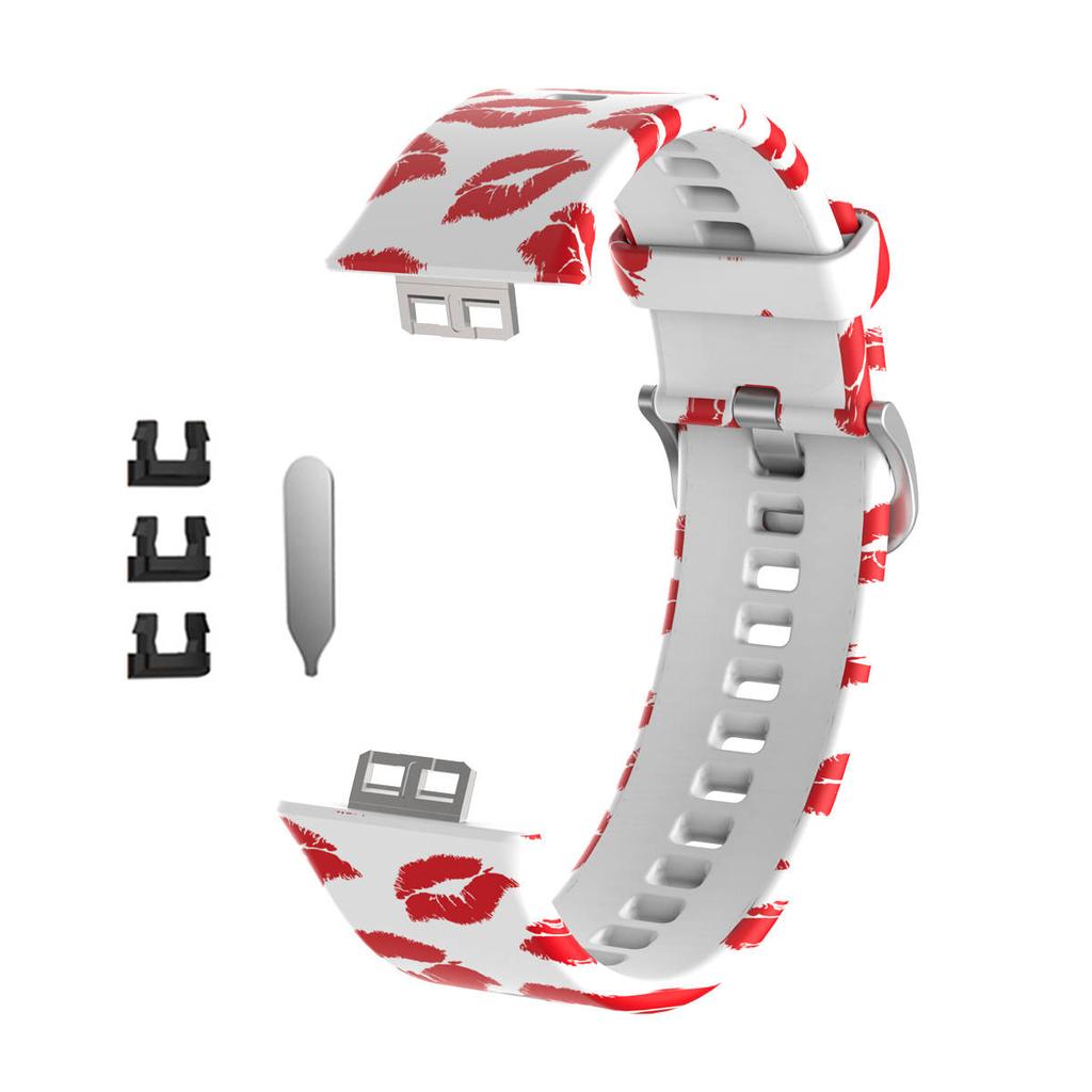 Band For Huawei Watch Fit Strap Smart Silicone Watchband Wristband Watch Fit Special Edition Bracelet Printing Accessories Sport