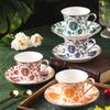 Rui Yi Coffee Cup Ceramic High-value Coffee Cup Household Afternoon Tea Tea Set Cup Saucer Set
