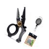 Aluminum Alloy Fishing Pliers Hook Remover Outdoor Fish Line Cutter Tool Comfortable Grip Scissors Fishing Accessories