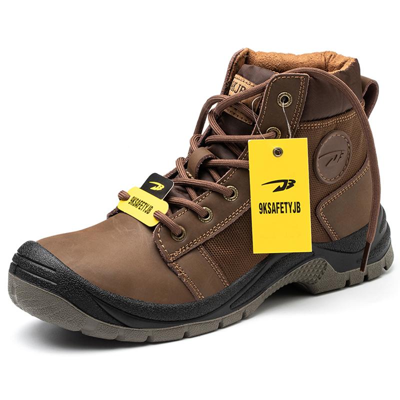 Quality Men safety shoes Work Boots Steel toe shoes Anti-smash Indestructible shoes Anti puncture Security Boots Tactical boots