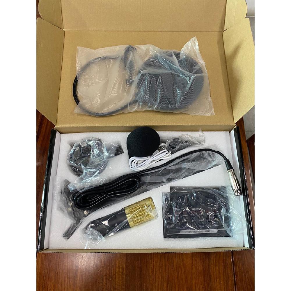 BM-800 Bluetooth Condenser Microphone Kit Studio Filter Boom Scissor Arm Stand