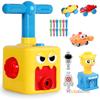 Indoor Outdoor Educational Toy Hand Pressed Air Powered Compressed Balloon Car Diy Toy Launcher Manual Pump Vehicle Party Gift
