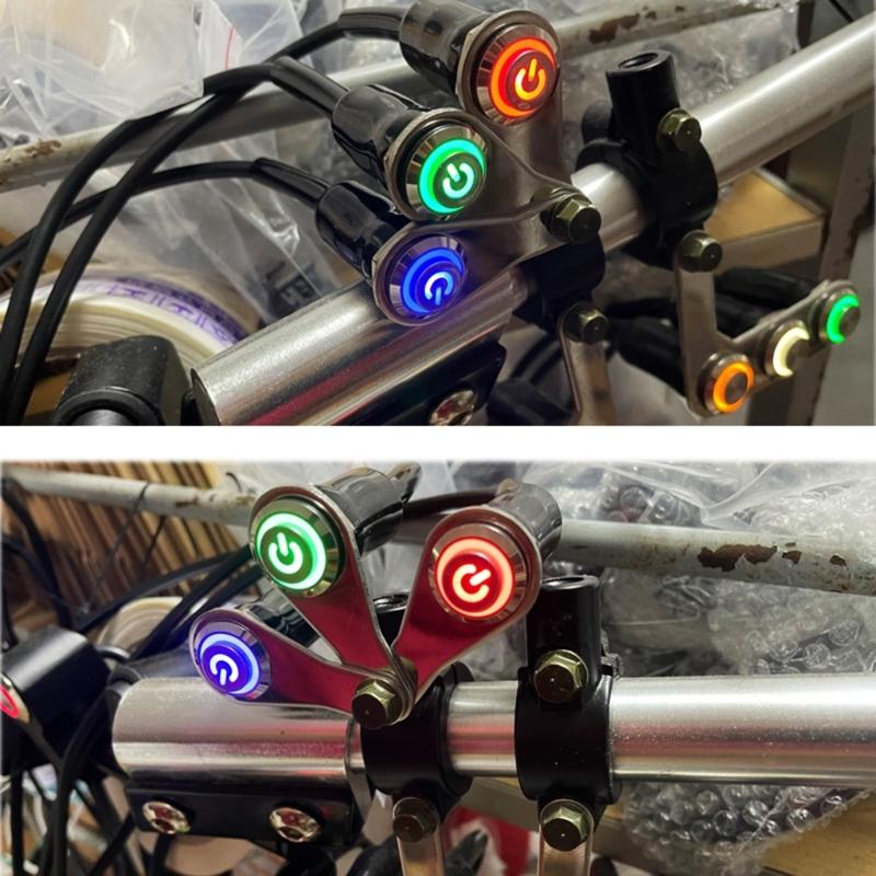 Waterproof Motorcycle ATV LED Light Bar Switch, Headlight Fog Light Spotlights Switch for 12V ATV Mini Bike Dirt Bike