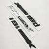 3D ABS Car Rear Trunk Badge Side Fender Emblem Logo XDrive 18i Sticker For BMW X1 F48 X Drive 18i Auto Exterior Accessories