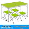 Portable Aluminum Alloy Folding Table and Chair Set for Outdoor Camping and Street Stalls