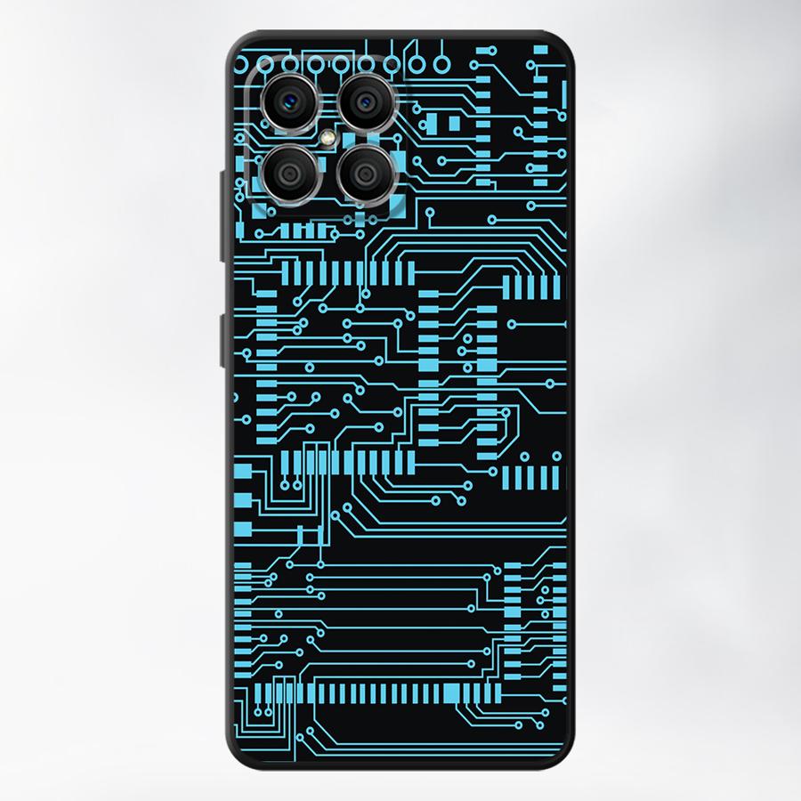 Case for Huawei P30 P20 Pro P20 P40 Lite P Smart 2019 P20 Lite 2018 Funda Phone Cover Retro Circuit Board