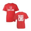 Personalised England Football Supporters 2024 T-Shirt, Football Game Unisex Top