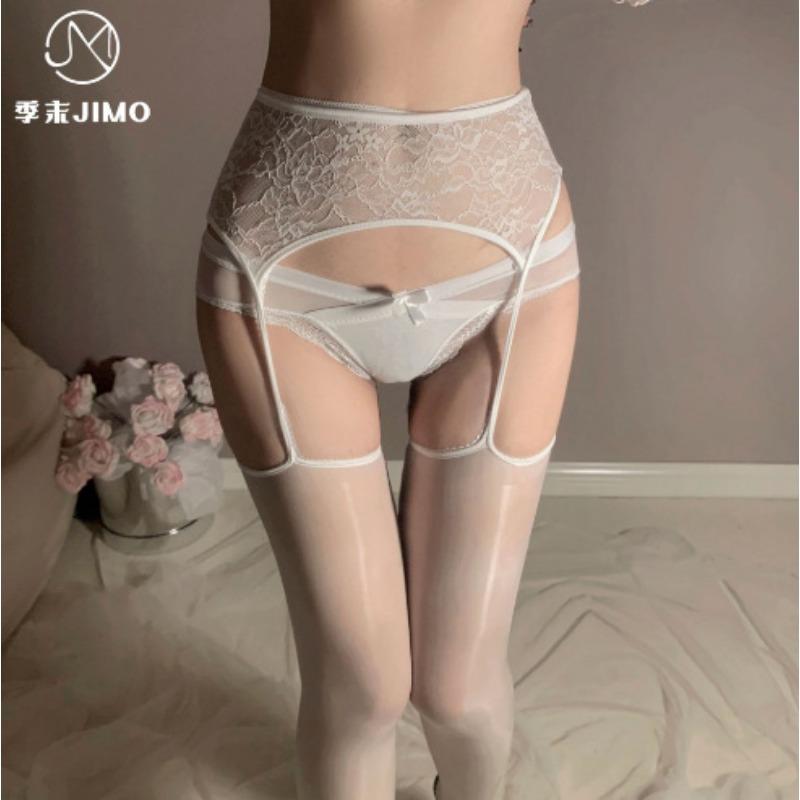 Sex underwear D lace suspenders integrated socks lace horse oil aurora sexy stockings women pure desire contrasting color stockings women
