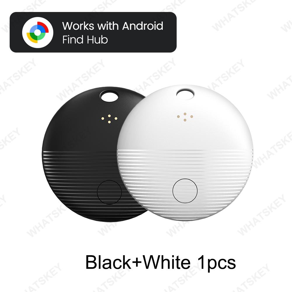1/2/4PCS Google Find My Supported Android GPS Tracker,Works with Google Find Hub Device,Anti-Lost Locator for Key Bag Wallet Car