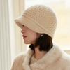 Women's Autumn and Winter Wool Hat French Beret Warm Ear Protection Windproof Piled Thickened Knitted Hat