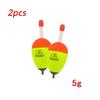 2/4Pcs EVA Luminous Fishing Night Float Light Stick Foam Plastic Bobber Sea Rock Fishing Buoyancy 10/20/30/40/50/60g/70/80g