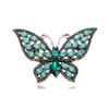 SKEDS Elegant Women Men Fashion Classic Crystal Butterfly Badges Pins Fashion Lady Luxury Rhinestone Insect Metal Brooches