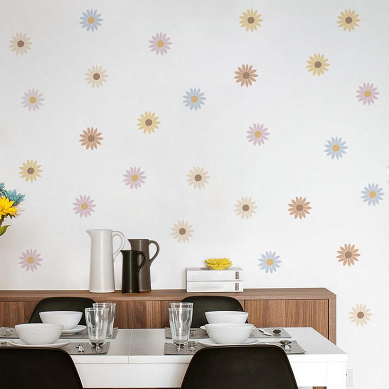 

Daisy Wall Decals Bohemian Style Room Decor Daisy Murals Fashion Home Decor Flower Stickers For Bathrooms Kitchens Bedrooms United States