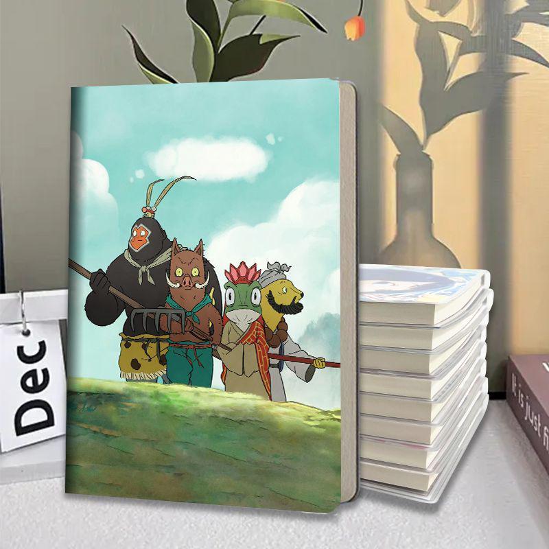 Langlangshan Little Monster Notebook: Durable Plastic Cover, Thick Pages, for Middle & Primary School Students