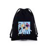 KPop Demon Hunters Storage Drawstring Bag Music Cartoon Party Cookies Candy Package Kids Gift Bags Print Cotton Key Pouch