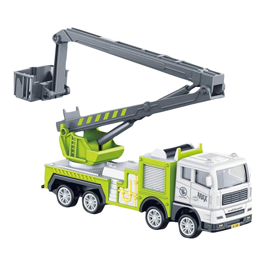 Vehicle Model Fire Truck Toy, Realistic Sirens And Buttons, Suitable For Boys And Girls, Suitable For Children Over 3 Years Old,