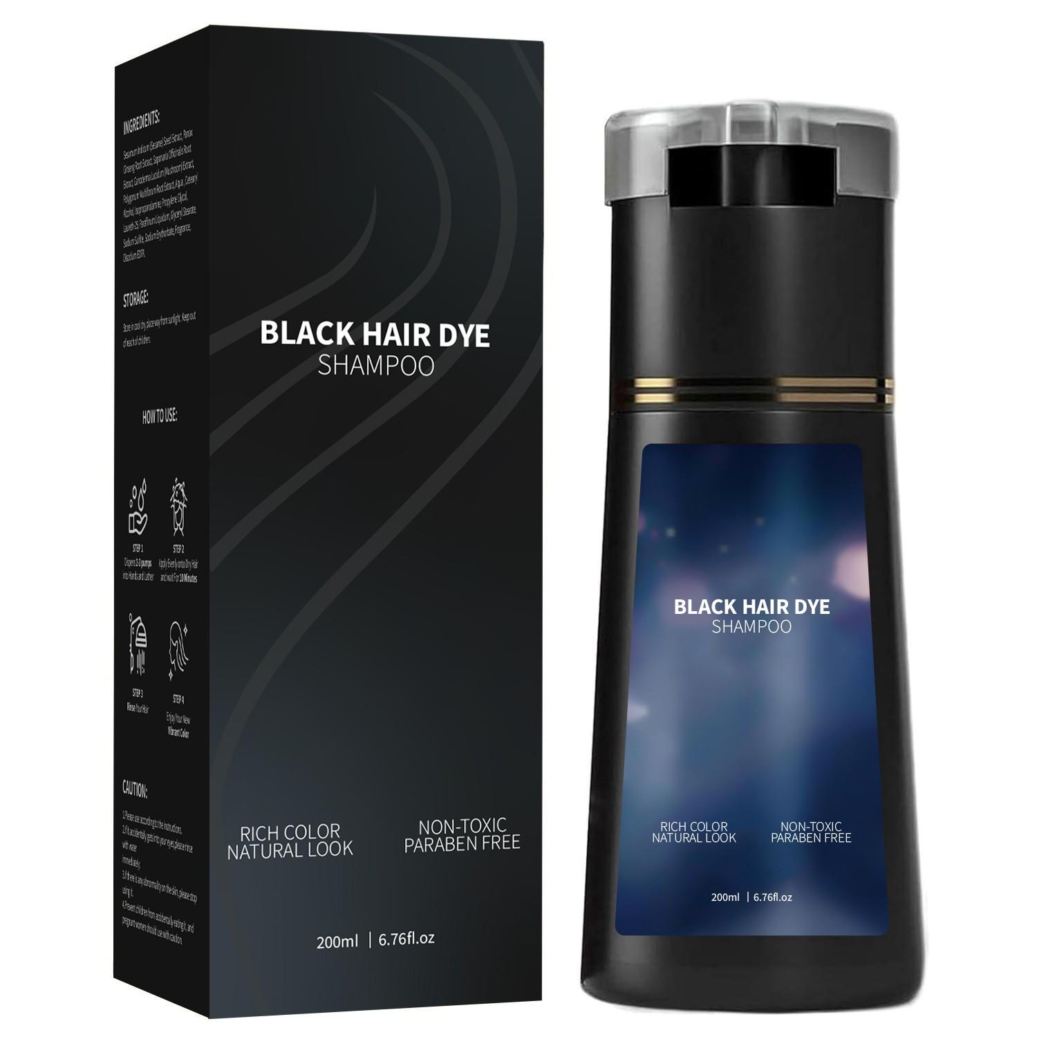 

Шампунь для волос COLOR SHAMPOO Bubble Color Hair, Цветное растение, Пена для волос, Парикмахерская 200 мл чёрный