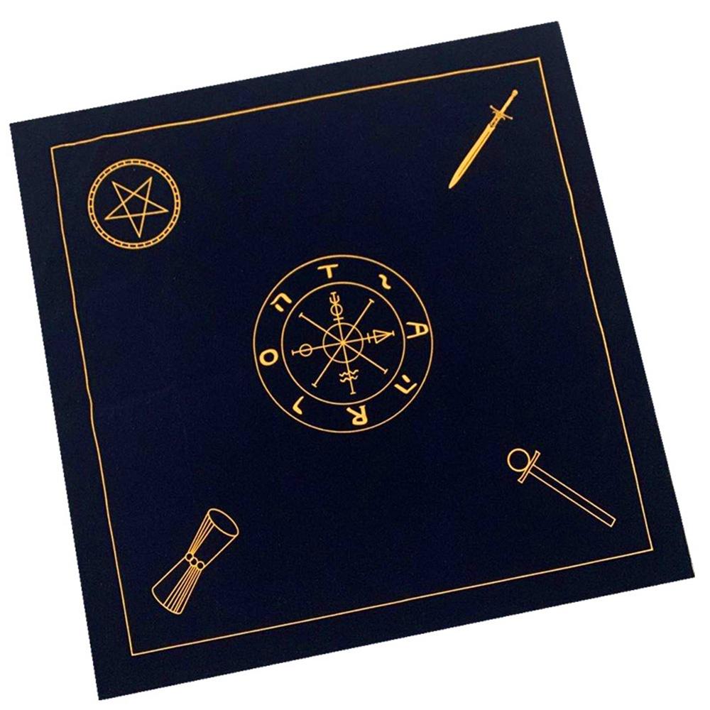 Podložka na tarotové karty Oltář Tarotové látky Tarotové ubrusy Sametová astrologie Tarot Tarot Věštění desková hra Tarotové karty Ubrus Oracle Card Pad