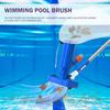 Pool Vacuum Jet Cleaner Kit with Telescopic Pole, Brush Head, and Leaf Bag for Above Ground Pools and Spas