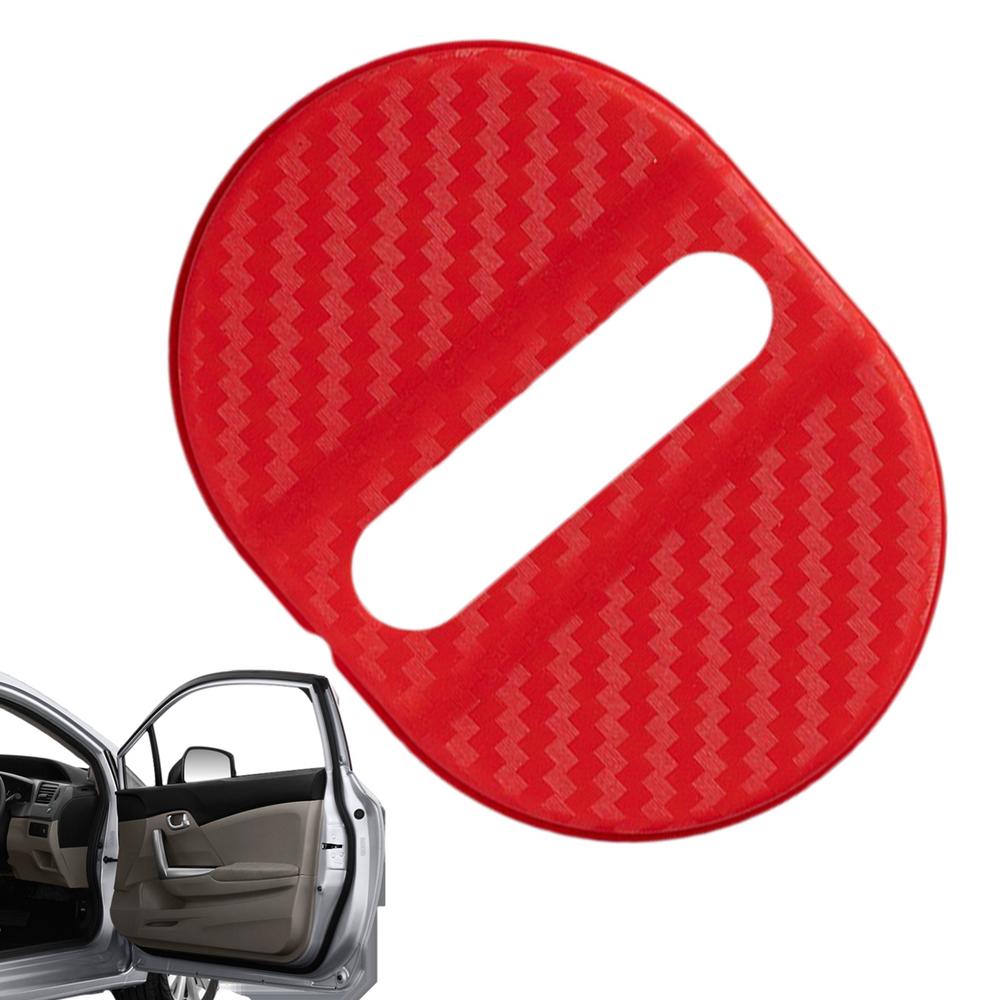 Door Latch Cover For Cars Noise Reducing Door Lock Cover 4 PCS Door Latch Cover Shock Absorbing Door Lock Protector Car Door