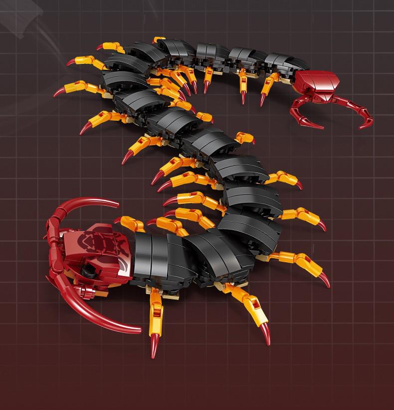 Kai Zhi Educational Building Blocks - Animal and Insect Models for Kids (Scorpion & Centipede)