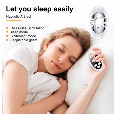 Mikrostrom Handheld Smart Schlafgerät Tragbares Elektronisches Impuls Mikrostrom Massagegerät Schlaf Dekompressionsgerät