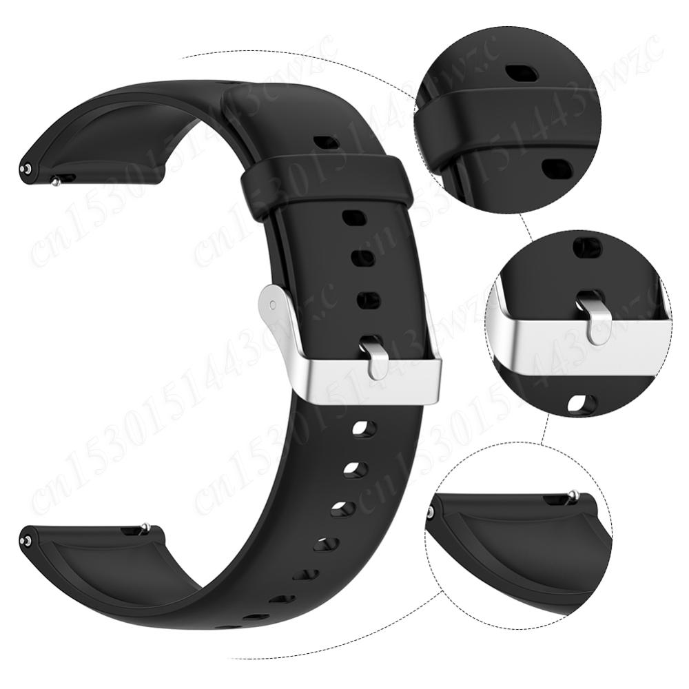 

For CMF Watch Pro 2/Watch Pro1 Silicone Strap Adjustable Sports Wristband Bracelet Sweatproof Smart Watch Band Replacement Strap синий