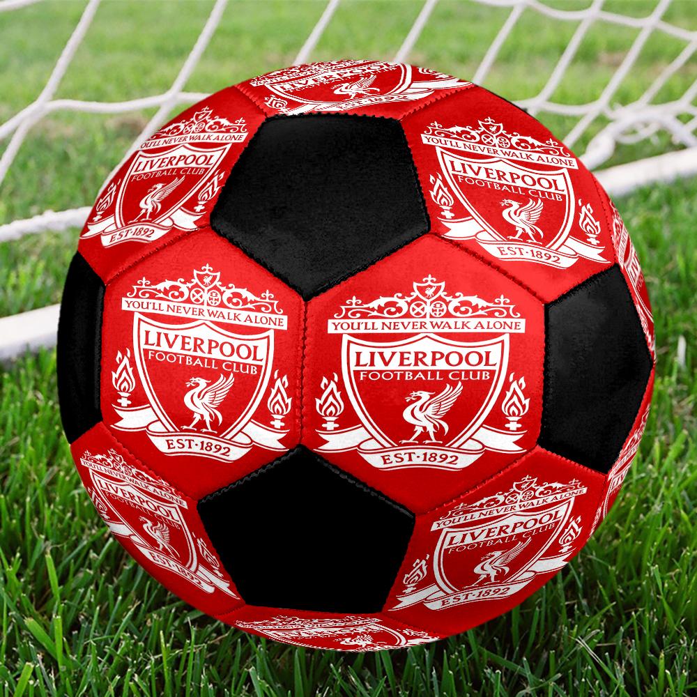 Fußball in Größe 5 mit Liverpool Football Club Thema, geeignet für Spiele drinnen und draußen, ein Geschenk für jeden geeignet.