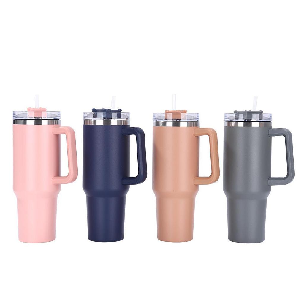 40oz Stainless Steel Thermos with Handle - 1st & 2nd Gen, 3D UV Customizable Car Cup