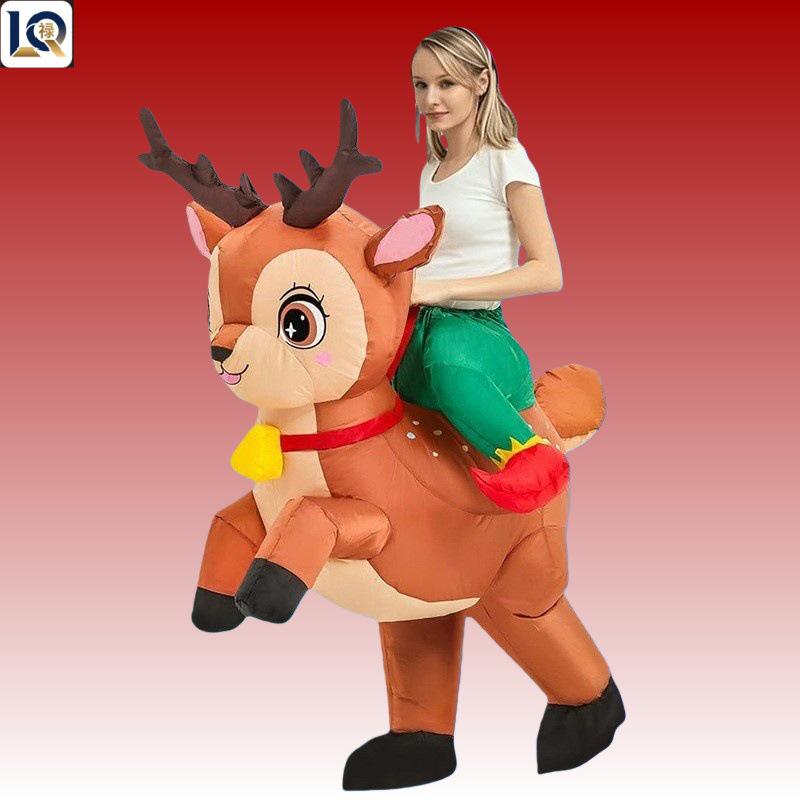 Weihnachts-Modenschau Lebkuchen & Schneemann Kostüm für Bühnenauftritte