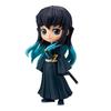 Anime Demon Slayer Figure Nezuko Tanjirou Zenitsu Inosuke Kyoujurou Giyuu Kawaii Qposket Pvc Model Toys Children Gift