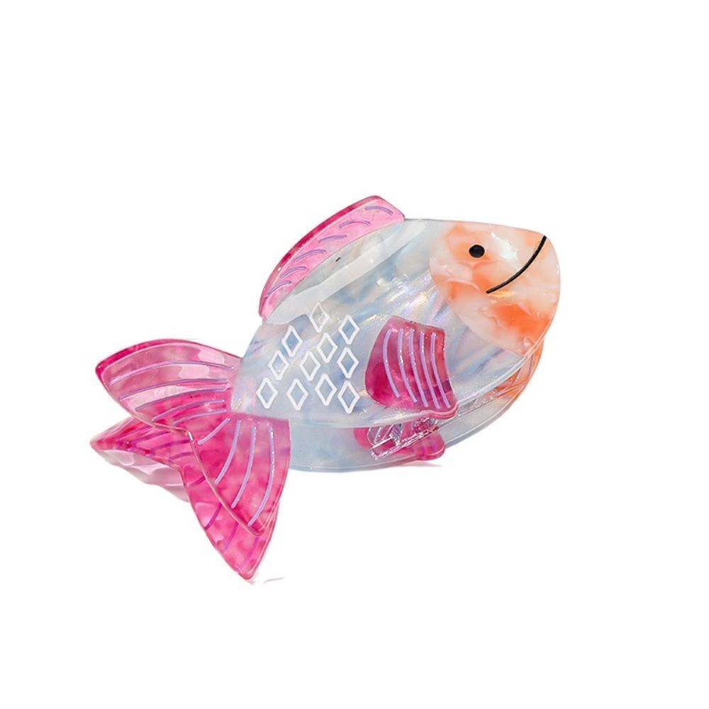 Dolphin Shark Clip Cartoon Acetic Acid Hair Claw Sweet Fish Hair Claw  Daily