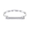 Friend Bangle Horseshoe Bracelet Women's Size S Silver 5255657