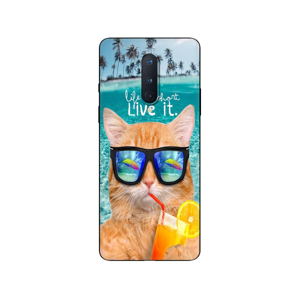 For OnePlus 8 Case For OnePlus 8 Pro Case For OnePlus 8T Case Silicon Phone Back Cover For One Plus 8 T 8Pro 5G Black Tpu Case
