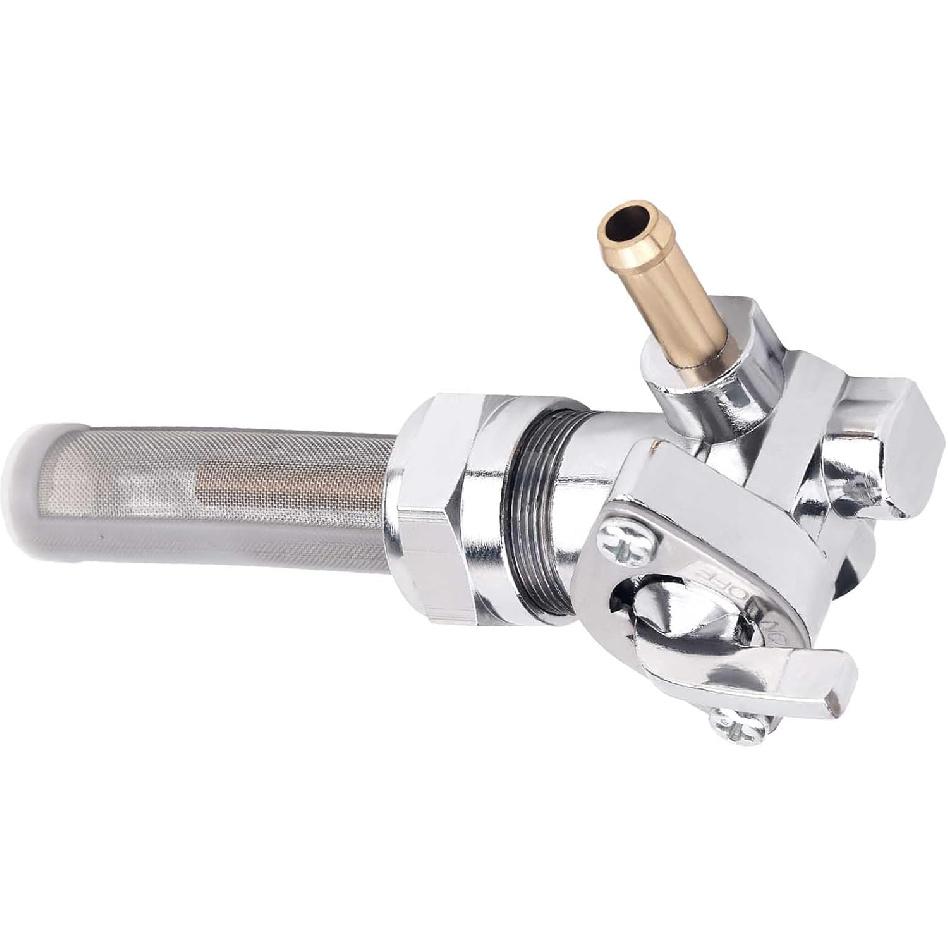 AHL Right Entrance Gas Tank Fuel Petcock Shut Off Valve Switch 62167-81 Compatible with Sportster 1200 XLH1200 1988-2003 Sportster 883 Custom XL883C