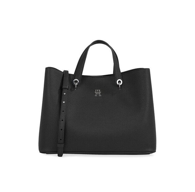 

Сумка Tommy Hilfiger Tommy Hilfiger Th Emblem Satchel AW0AW15177 чёрный