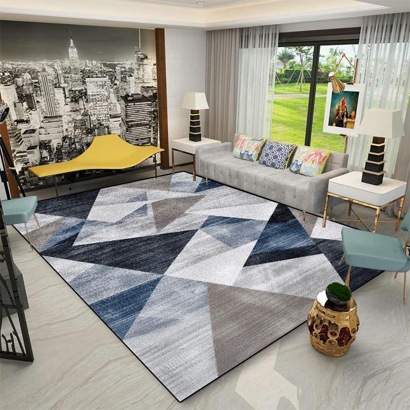 Modern Luxury Geometric Carpet Decoration Living Room Large Size Rug Home Sofa 200x300 Cm Area Rugs Bedroom Bedside Non-slip Mat
