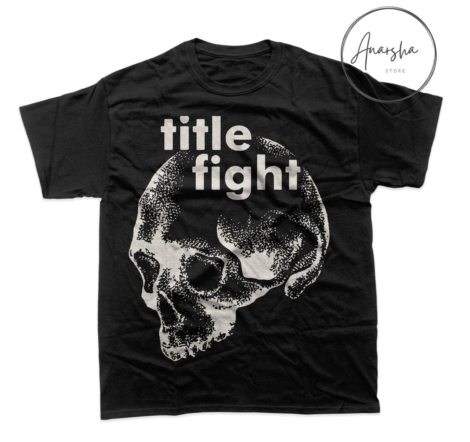 Title Fight Band Tee with Skull Graphic 4XL