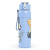 1PC Koala Skull Cartoon 750ml Color Plastic Sports Water Bottle Leakproof Flip Straw Lid Suitable for Sports Office Home Use