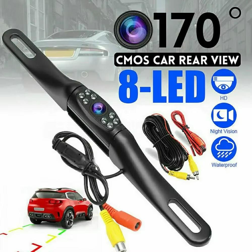 License Plate Frame Car Camera HD Infrared Night Vision Rear View Reversing Camera for Sedan SUV Truck RV