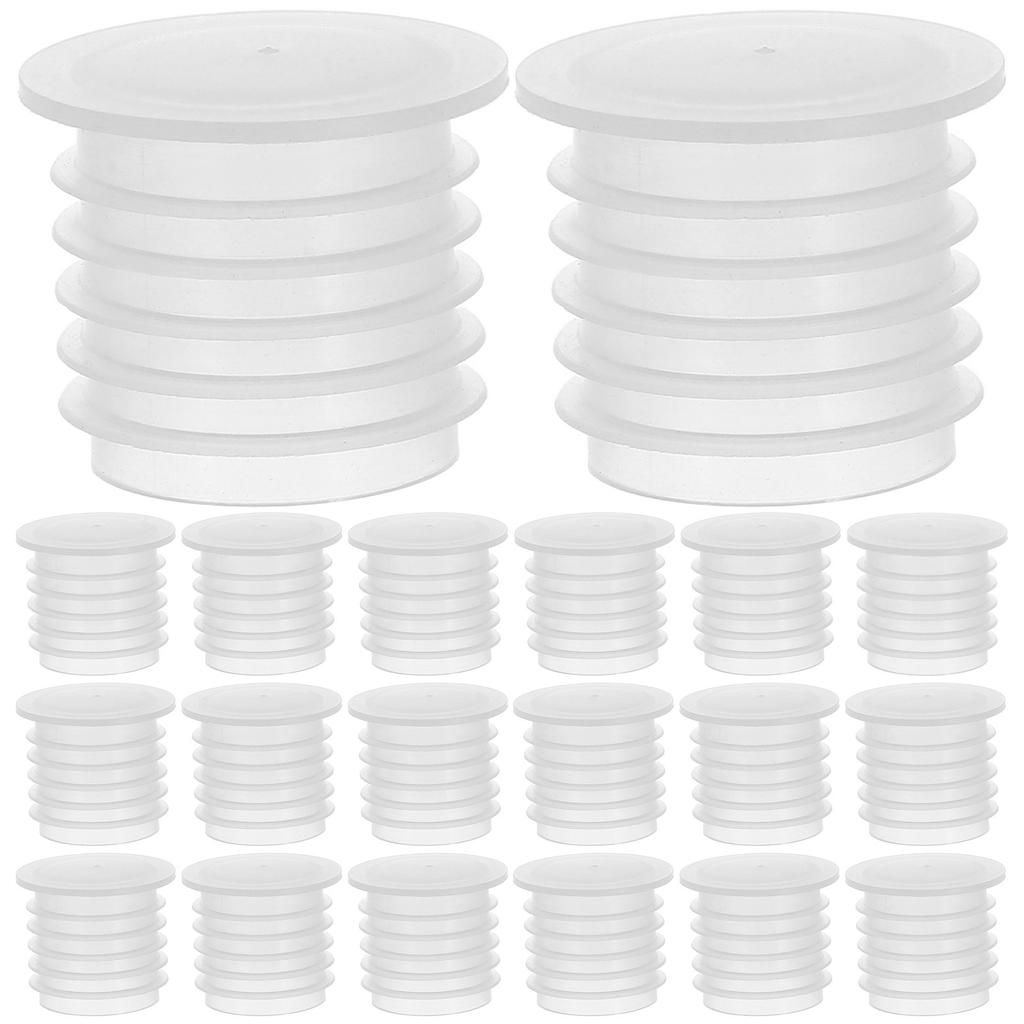100Pcs Plastic Salt Shaker Replacement Stoppers Reusable Leakproof Inner Plugs for Bottles Flower Pots Pipes Salt Shaker Plug