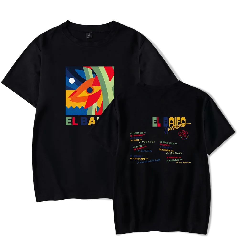 

Quevedo Tshirt El Baifo Merch Crewneck Short Sleeve Men Women Tee Tops Casual 4XL