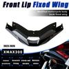 For 2025 XMAX300 XMAX 300 2023-2026 Motorcycle Front Lip Fixed Wing Aerodynamic Winglet Lower Cover Protection Guard Wing Kit