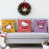 Cute Cartoon Funny Art K-Kuromi P-Pochacco Soft Pillowcase For Hogar Sofa Living Room Home Bedside Decor Pillowcovers Gift Sro